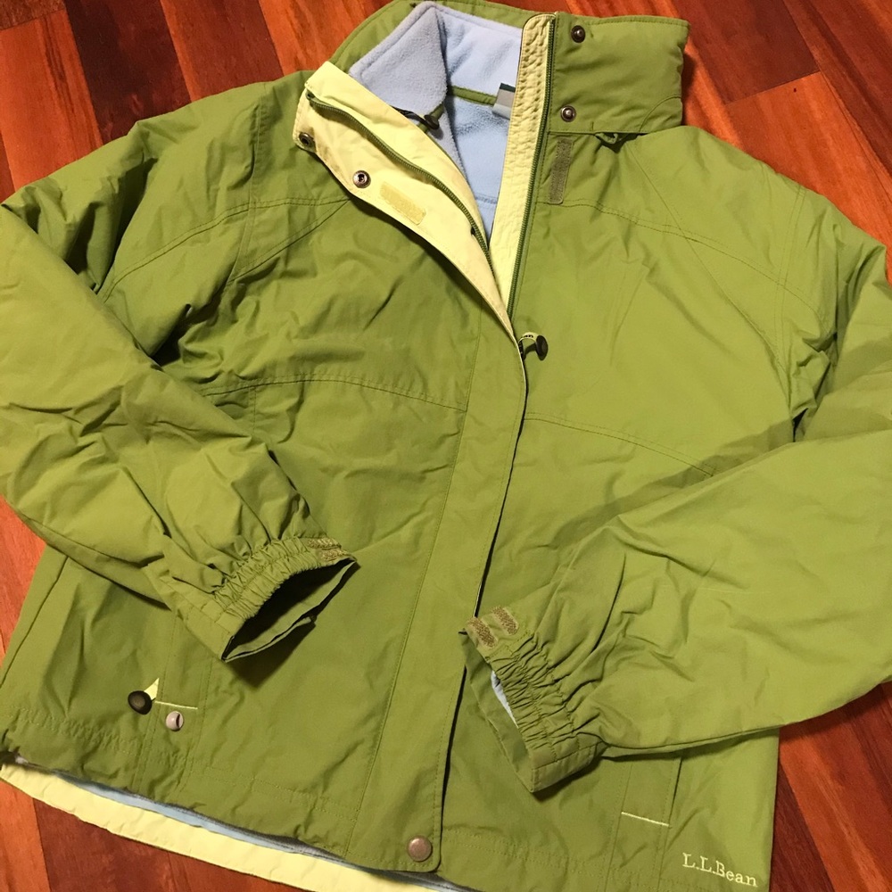 LL bean winter jacket with removable fleece